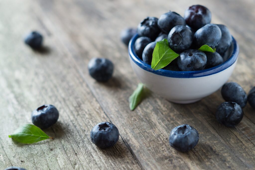 Fruits rouges myrtilles