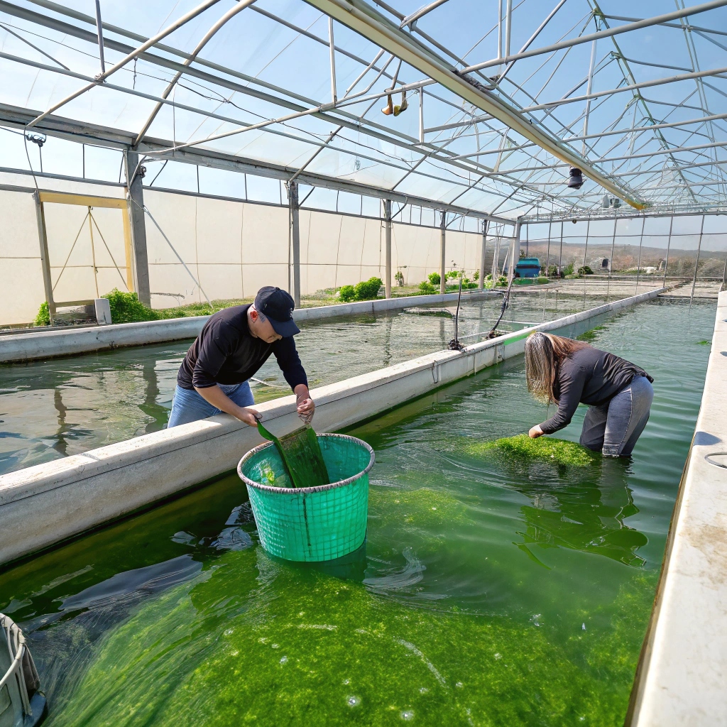 spiruline et phycocyanine récolte